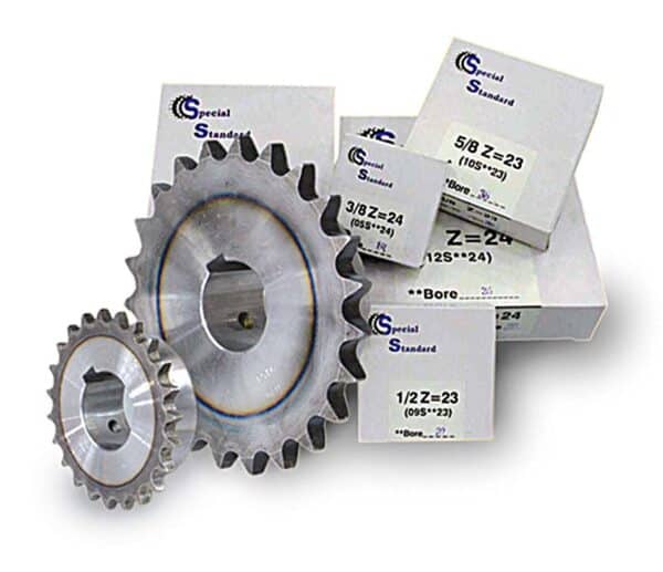 British Standard Simplex Shaft Ready Sprockets Metric Bores With Induction Harden Teeth
